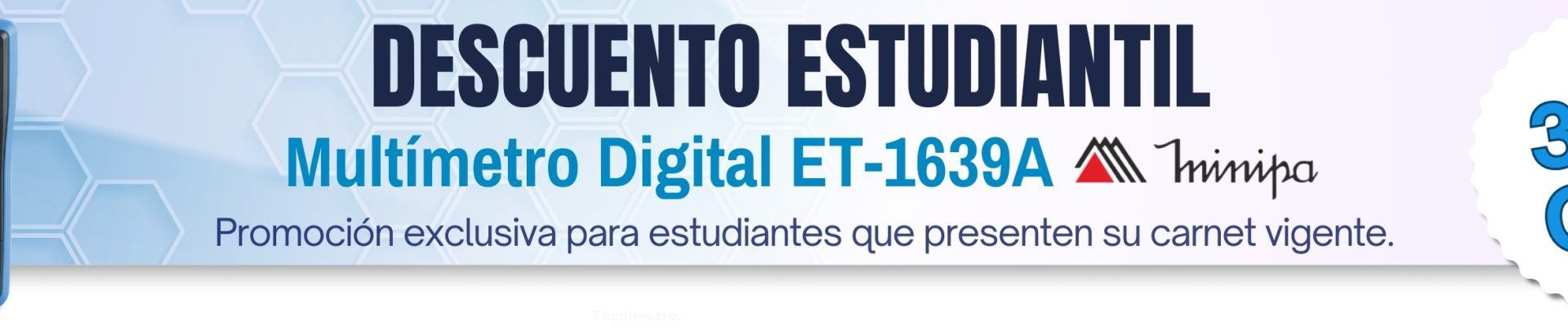 Descuento Estudiantil Multímetro