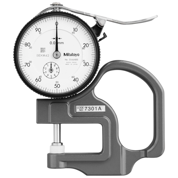 El Medidor de Espesor Analógico Mitutoyo 7301A El Medidor de Espesor Analógico Mitutoyo 7301A